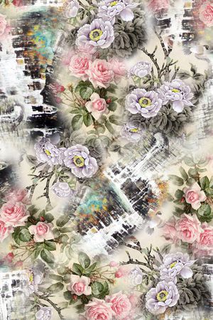 中国风印花华亿平台图片