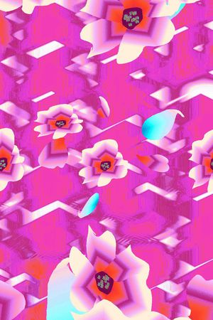 兰花印花华亿平台图片