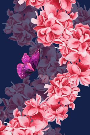 花朵印花华亿平台图片