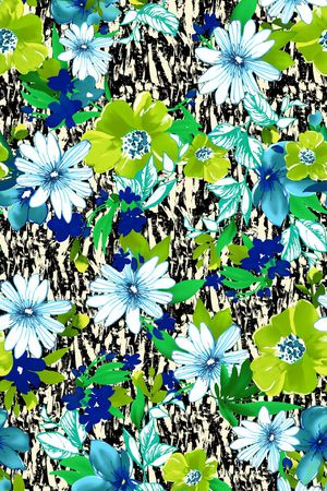 兰花印花华亿平台图片