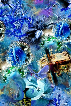 抽象印花华亿平台图片