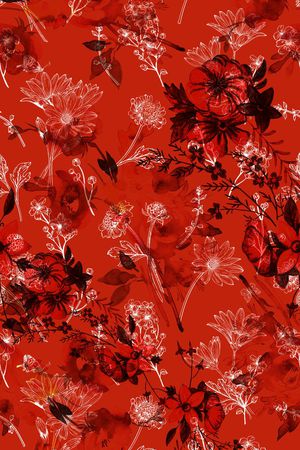 手绘印花华亿平台图片