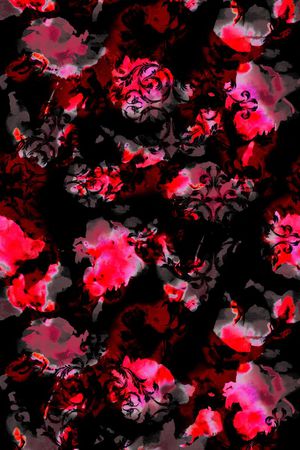 抽象印花华亿平台图片