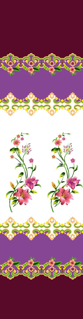 菊花印花华亿平台图片