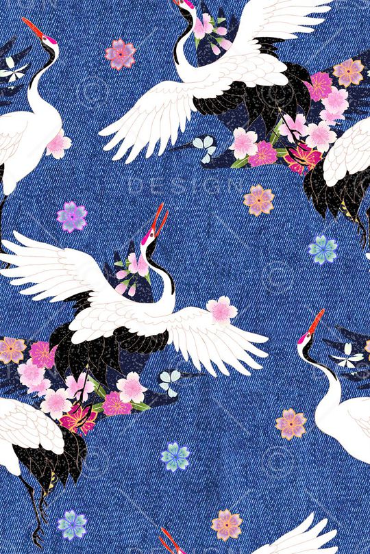 牛仔纹印花华亿平台图片