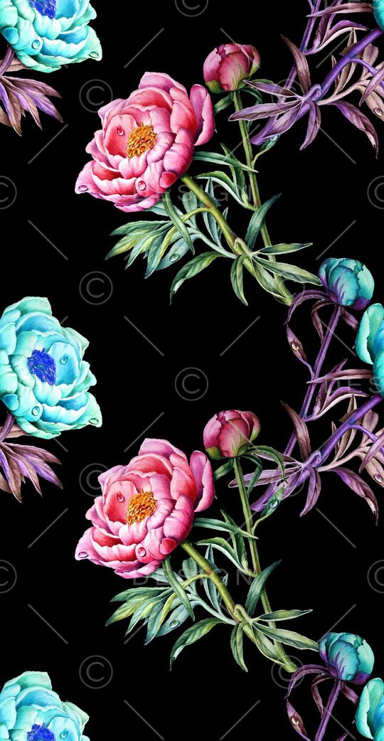 超大朵印花华亿平台图片