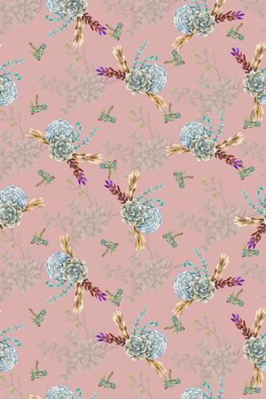 手绘印花华亿平台图片