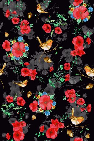 浪漫印花华亿平台图片