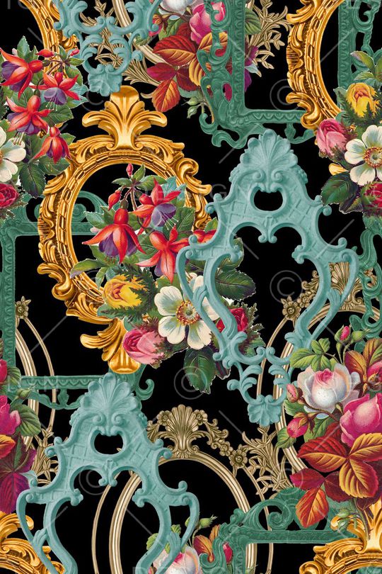 欧式印花华亿平台图片