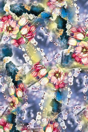 绚丽印花华亿平台图片