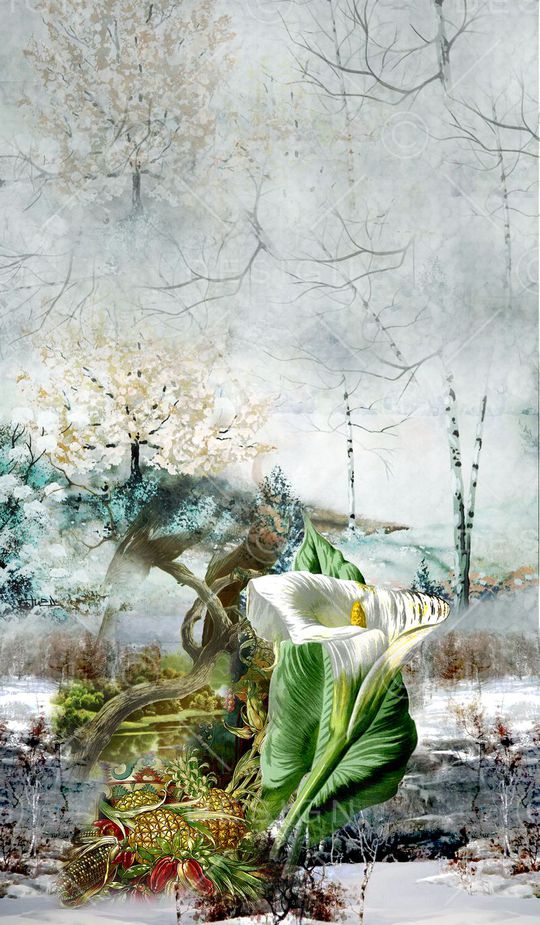 欧式印花华亿平台图片