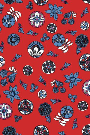 民族风印花华亿平台图片