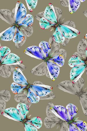 水彩印花华亿平台图片