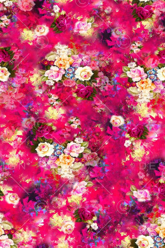 花朵印花华亿平台图片