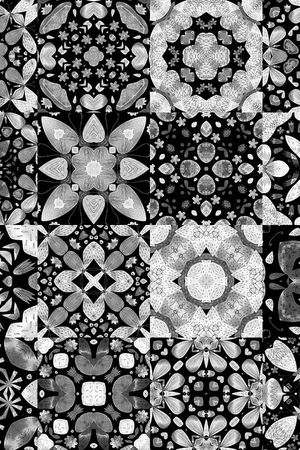 不规则几何印花华亿平台图片