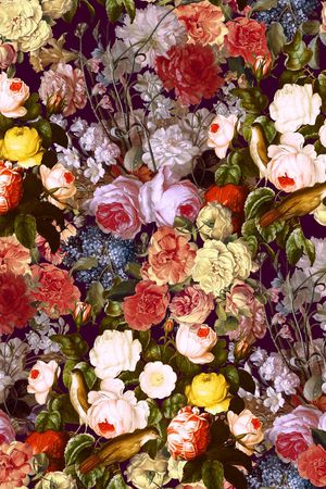 繁花似锦印花华亿平台图片