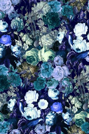 繁花似锦印花华亿平台图片