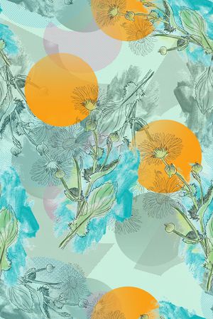 手绘印花华亿平台图片