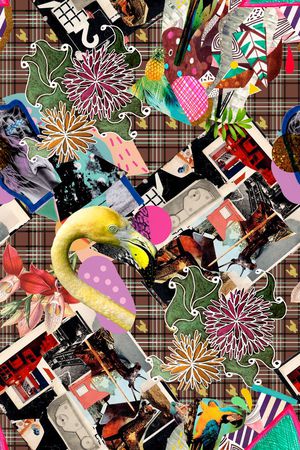 抽象印花华亿平台图片