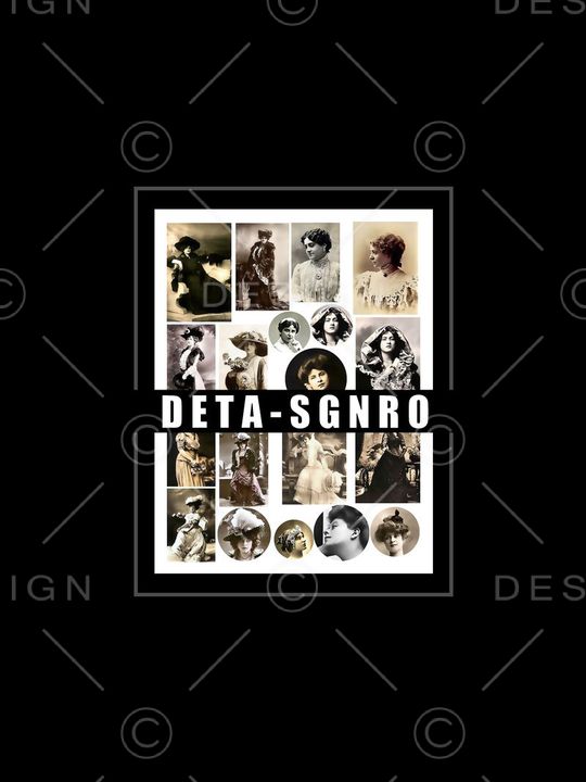 复古人物像印花华亿平台图片