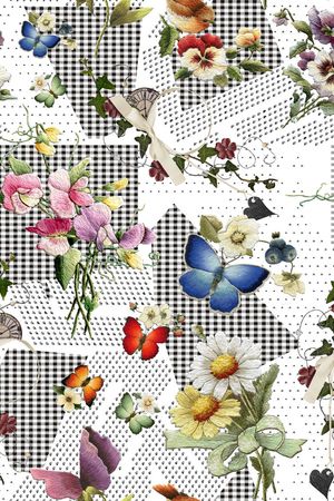 格子印花华亿平台图片