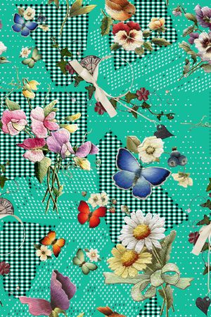 格子印花华亿平台图片