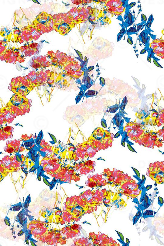 花朵印花华亿平台图片