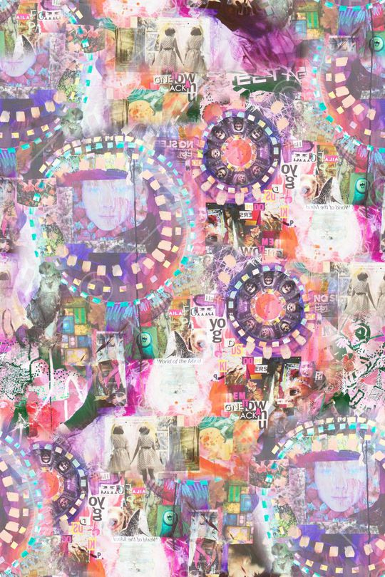 插画图案印花华亿平台图片