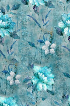 油画花卉印花华亿平台图片