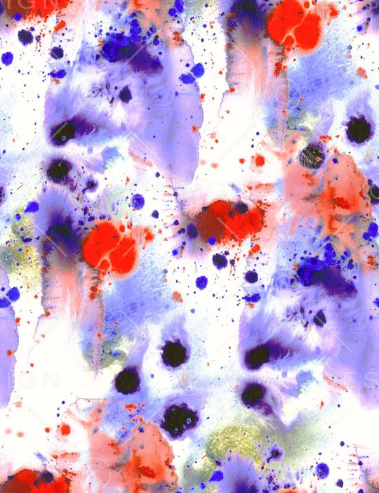 原创大牌泼墨印花华亿平台图片