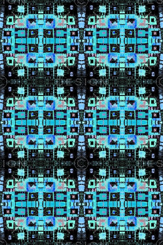 抽象花卉印花华亿平台图片