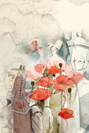 欧式印花华亿平台图片