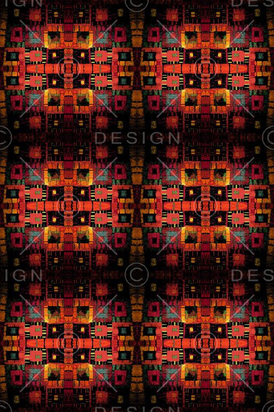 抽象花卉印花华亿平台图片