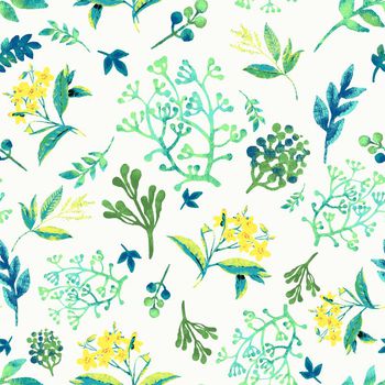 花和叶子印花华亿平台图片