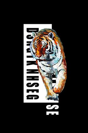 老虎印花华亿平台图片