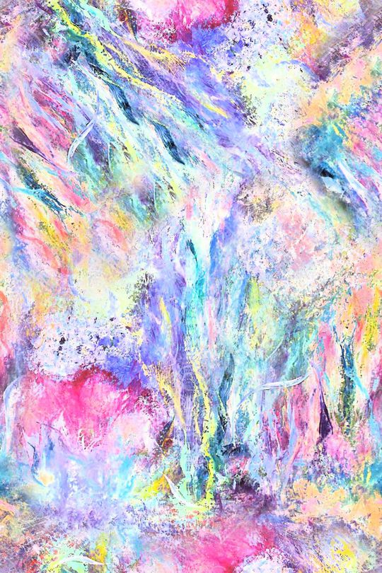 抽象肌理印花华亿平台图片