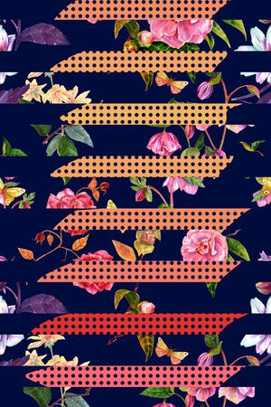 花鸟印花华亿平台图片