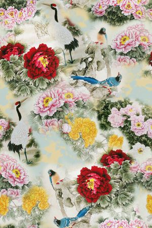 花朵印花华亿平台图片