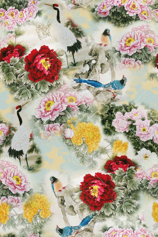 花朵印花华亿平台图片