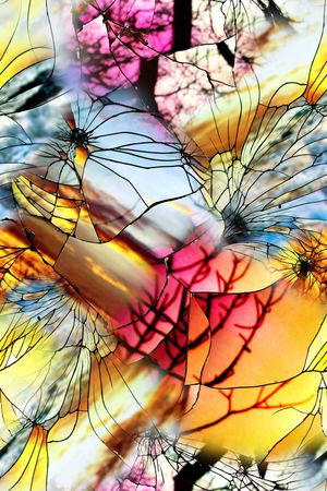 抽象印花华亿平台图片