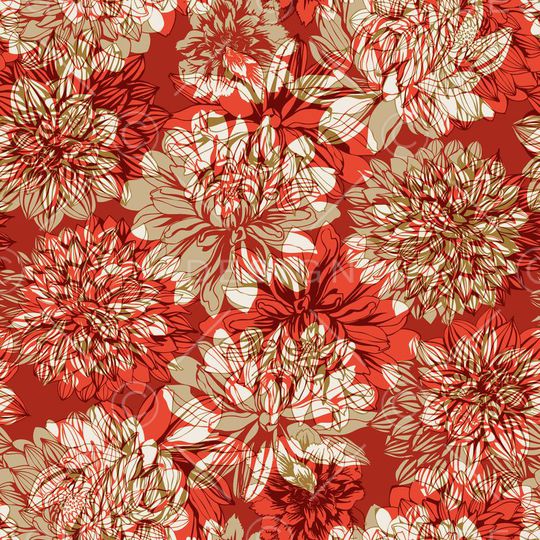 数码几何花卉印花华亿平台图片