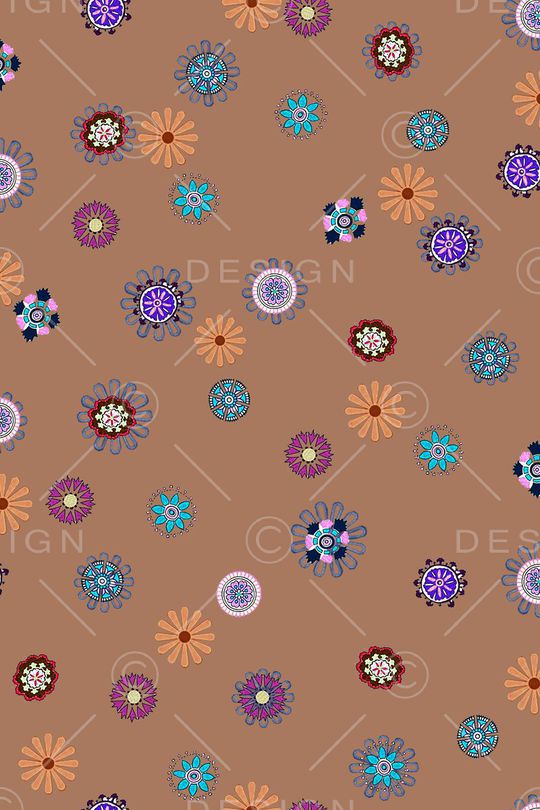 牡丹印花华亿平台图片