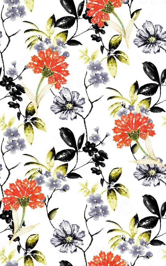 清新印花华亿平台图片