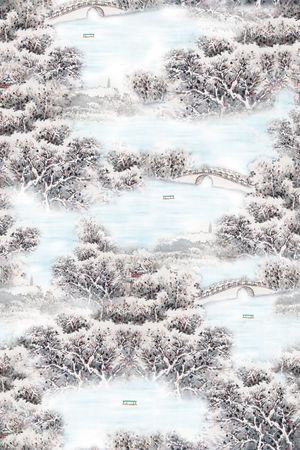 断桥残雪印花华亿平台图片
