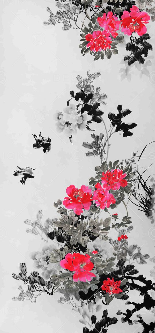 中国风印花华亿平台图片