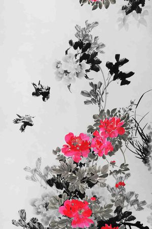 中国风印花华亿平台图片