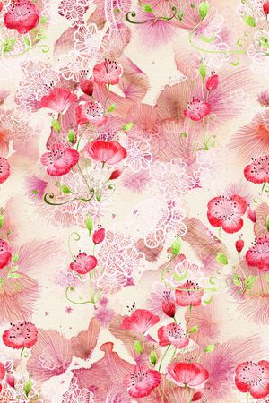 蕾丝印花华亿平台图片