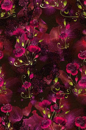 蕾丝印花华亿平台图片