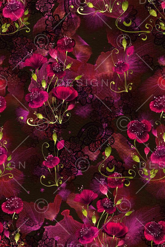 蕾丝印花华亿平台图片