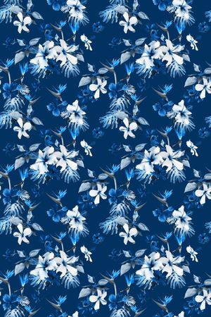 棕榈叶印花华亿平台图片